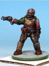 Kit-bashed Automatons/Trooper builds. Then came the eyes, lenses, LEDs, and that deadly laser beam, each carefully over-painted with Speedpaints like Blood Red and Plasmatic Bolt to bring them to life.