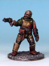 Kit-bashed Automatons/Trooper builds. I applied a tiny drop of gloss varnish to lenses and LEDs just to make them pop. 