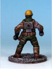 Kit-bashed Automatons/Trooper builds. I applied a tiny drop of gloss varnish to lenses and LEDs just to make them pop. 