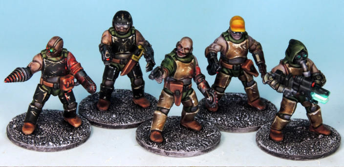 Kit-bashed Automatons/Trooper builds