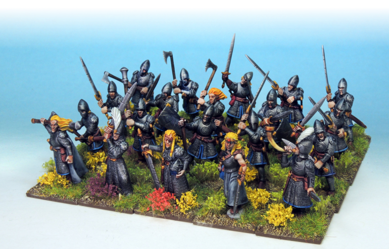 The full Oathmark Elf Heavy Infantry unit, ready to join their less-armoured comrades in battle. SPEED PAINTING OATHMARK ELF HEAVY INFANTRY WITH SPEEDPAINTS
