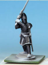 The armour, chainmail, greaves, vambraces and helmets, all painted in Enchanted Steel Speedpaint.