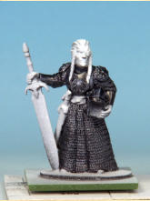 The armour, chainmail, greaves, vambraces and helmets, all painted in Enchanted Steel Speedpaint.