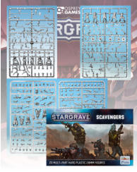 A second kit-bashers special deal. This time we're offering you a box of Stargrave Scavengers with a frame of Oathmark Goblins and a frame of Oathmark Orcs to design your own Space Orcs & Goblins. Deal makes 30 figures altogether.