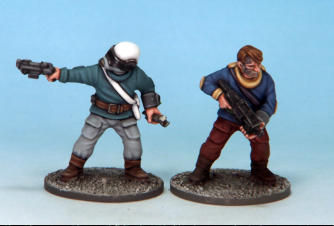 This boxed set offers enough parts to build 20 lightly equipped characters for Stargrave, ideal for use in independent crews or as members of the pirate fleets hunting them down. While this kit includes a range of weaponry.