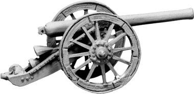 The successor to the British 7 Pounder Mountain Gun, designed in 1879. Called the Screw Gun because it came in two parts for ease of travelling by Mules, the two parts screwing together when deployed. 