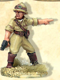 from SWW201 - Italian Command. Italian Infanry in sun helmets and sahariana tunics for the North African campaign. Also suitable for the Italian conquest and loss of Abyssinia. 