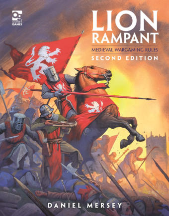  Lion Rampant: Second Edition is a new, updated version of the hit Osprey Wargames series title, and retains the core gameplay while also incorporating a wealth of new rules and updates from several years’ worth of player feedback and development.