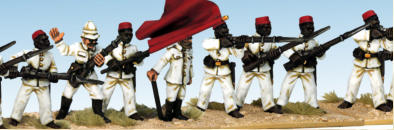 late 19th Century Zanzibar regular soldiers 