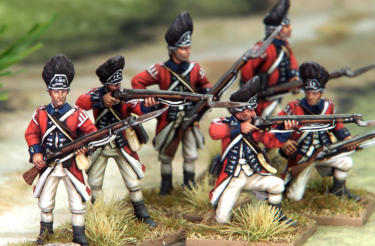 MUSKET & TOMAHAWKS WAR OF INDEPENDENCE GALLERY 3. British Grenadiers, Bulters Rangers, German Mercenaries; Infantry, Jaegers and Grenadiers.