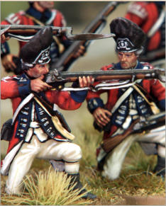 MUSKET & TOMAHAWKS WAR OF INDEPENDENCE GALLERY 3. British Grenadiers, Bulters Rangers, German Mercenaries; Infantry, Jaegers and Grenadiers.