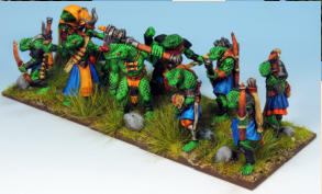 The OathmarkSnake-man Infantry unit, ready for battle.