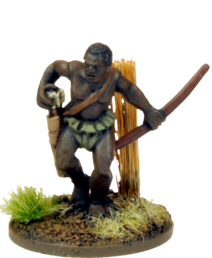 NSA5002 - Jungle Cannibal bowmen representing tribal warriors of the Congo. 